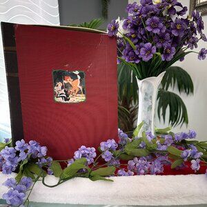 1996 Vintage Disney Bambi Christmas Ornament Storybook Collection | Set of 4